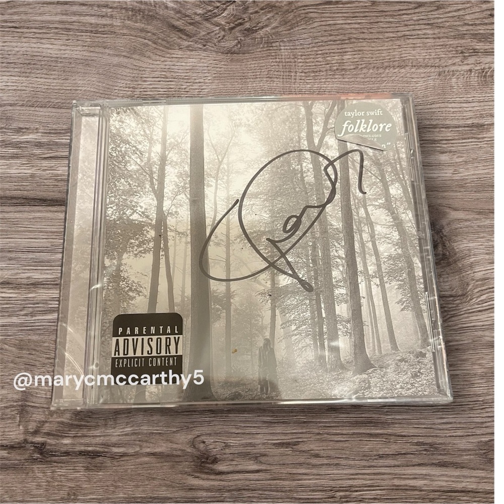 SIGNED Taylor Swift Folklore CD | New & Sealed
